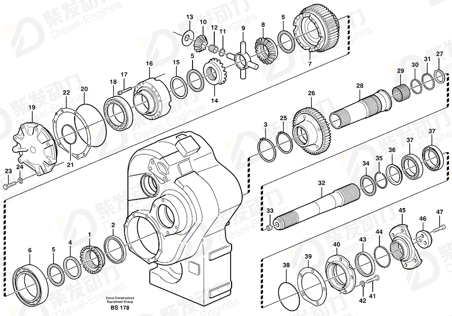 VOLVO Spacer washer 11038286 Drawing VOLVO Spacer washer 11038286 Drawing
