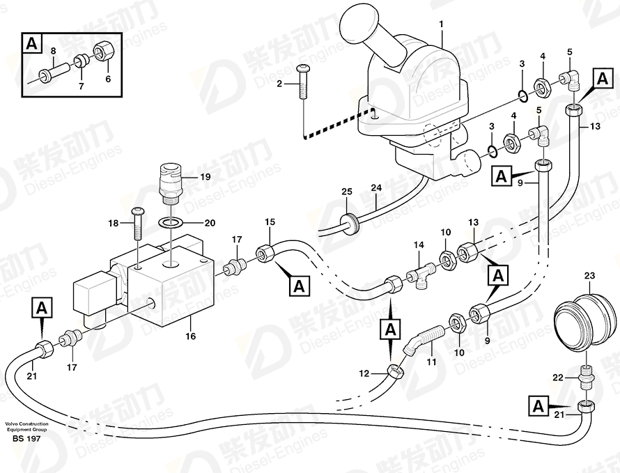 VOLVO O-ring 11708241 Drawing