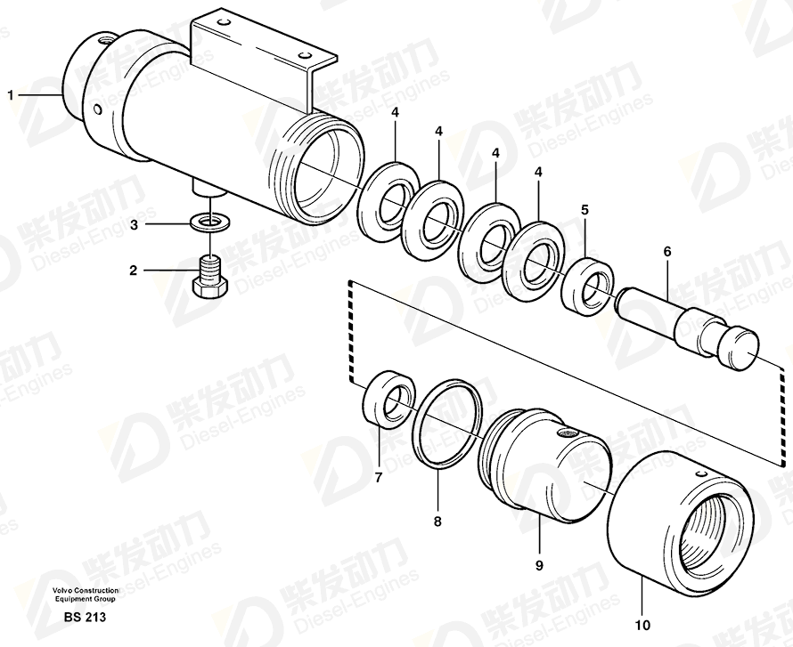 VOLVO Cylinder 4943705 Drawing