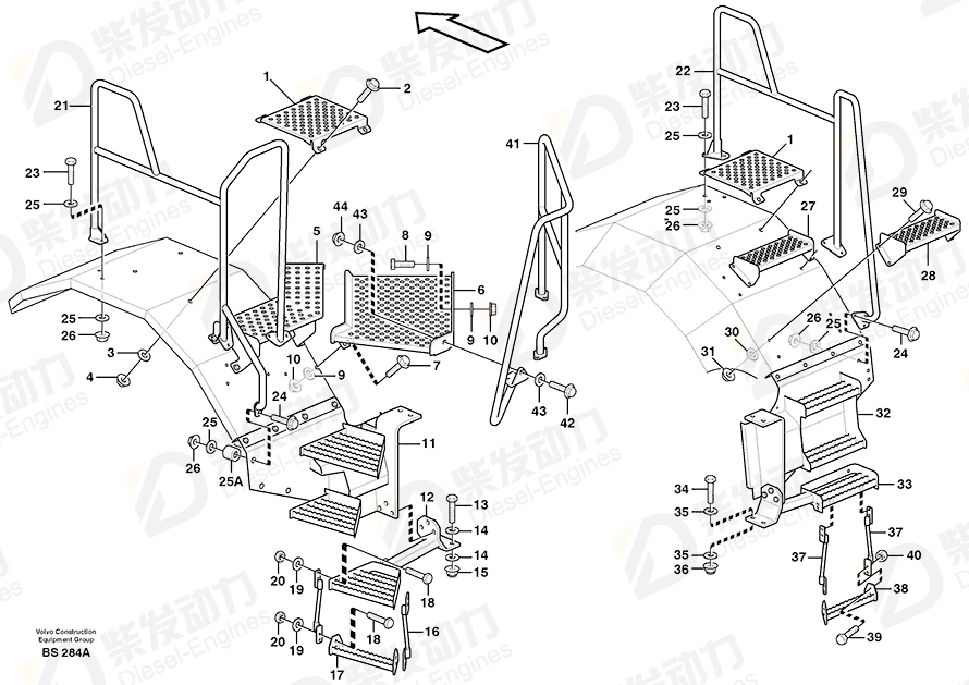 VOLVO Bracket 11117329 Drawing