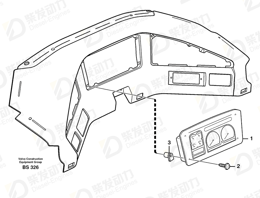 VOLVO ECU 11184252 Drawing