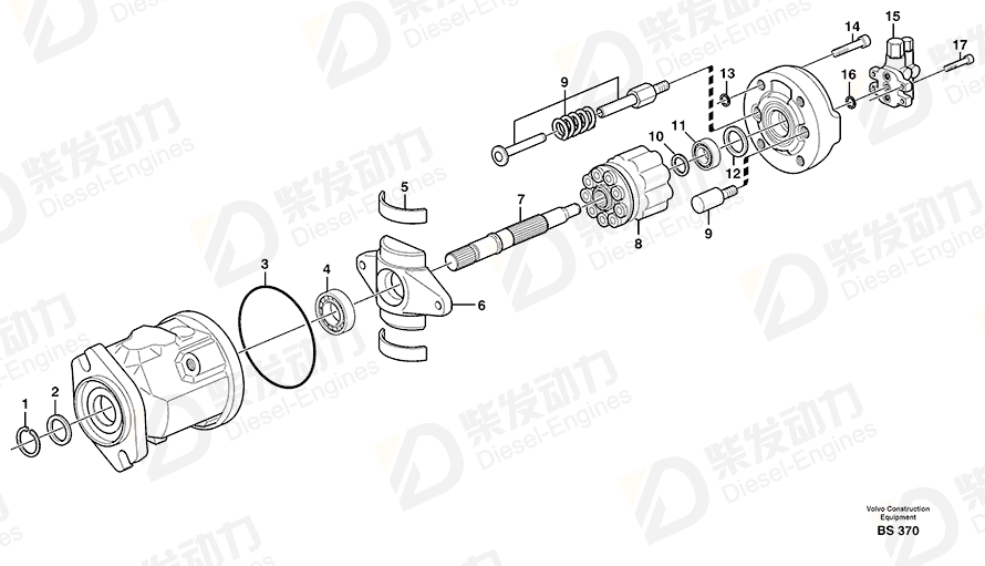 VOLVO Washer 11708411 Drawing