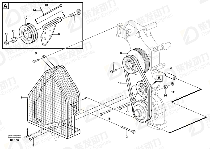 VOLVO Flange screw 979936 Drawing