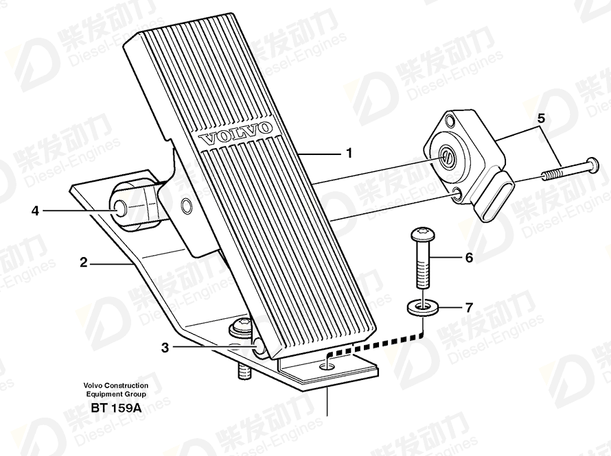 VOLVO Kit 11714172 Drawing