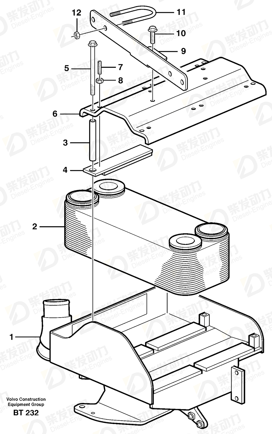 VOLVO Plate 11114395 Drawing