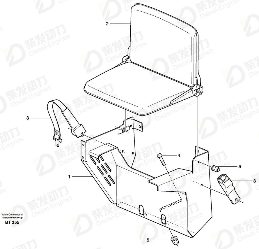 VOLVO Bracket 11121296 Drawing