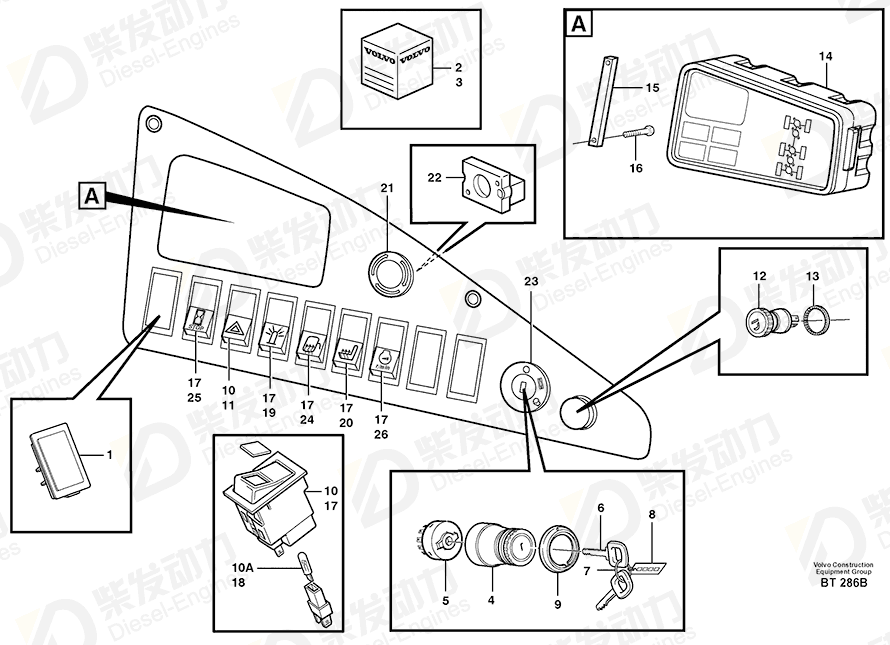 VOLVO Panel 11059984 Drawing