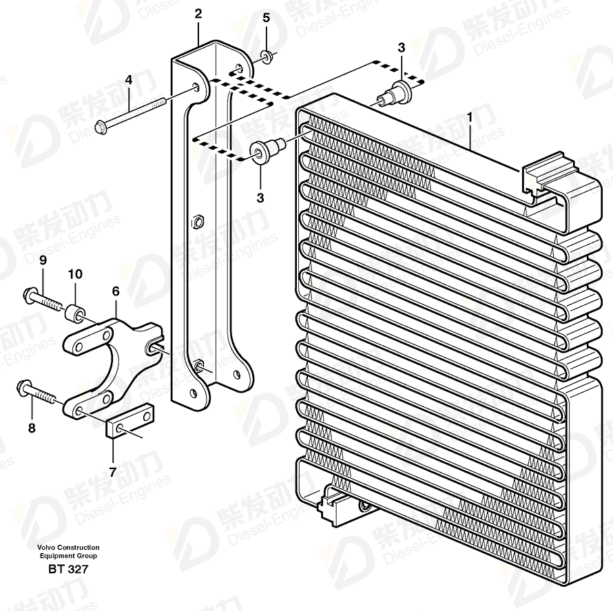 VOLVO Bracket 11193177 Drawing