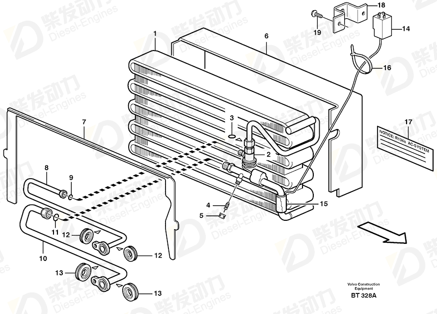 VOLVO Tube 11112191 Drawing