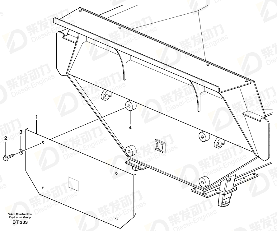 VOLVO Nut 11114905 Drawing