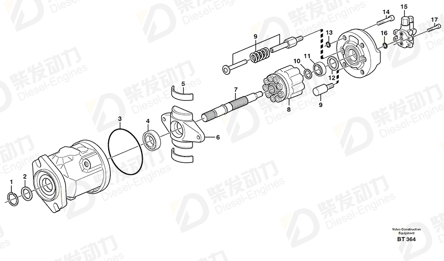 VOLVO Control unit 11708408 Drawing