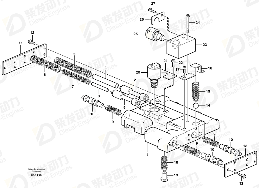 VOLVO Retainer 11145753 Drawing