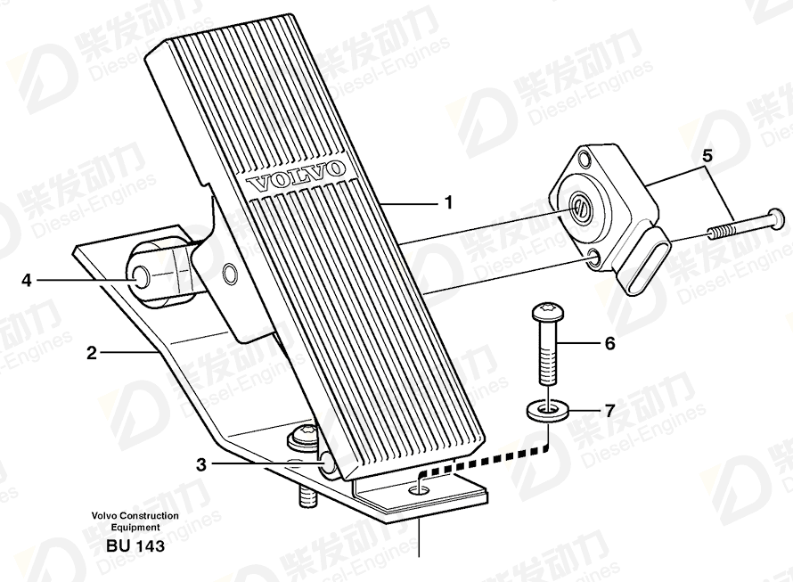 VOLVO Pin 11708267 Drawing