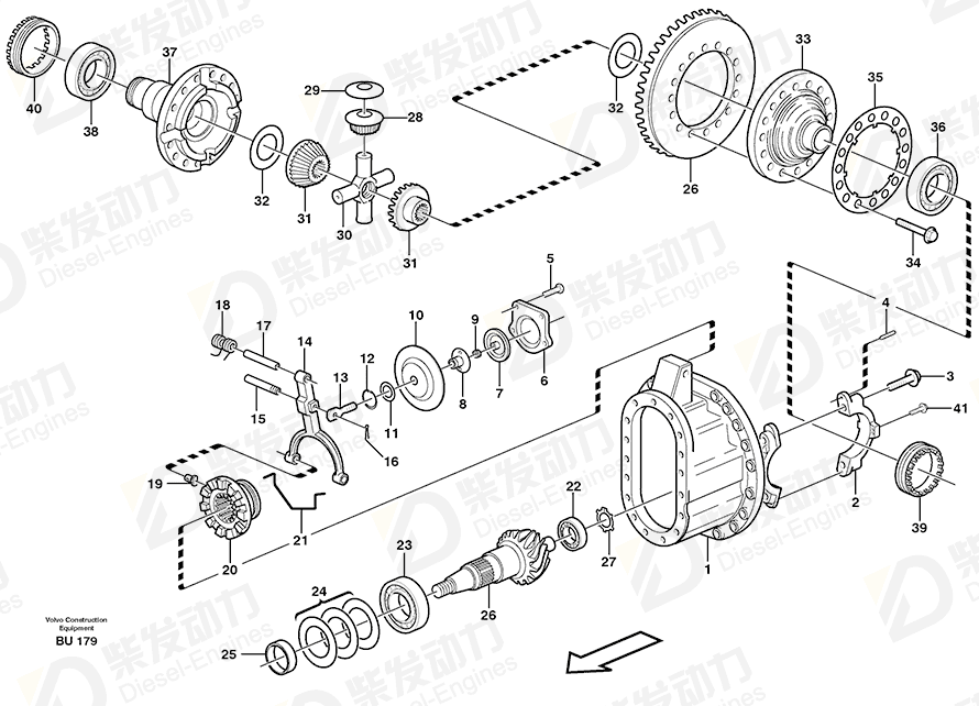 VOLVO Selector rail 1523278 Drawing