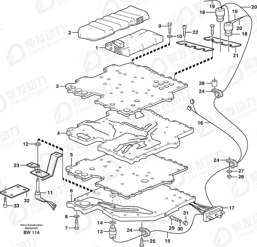 VOLVO Clamp 192510 Drawing