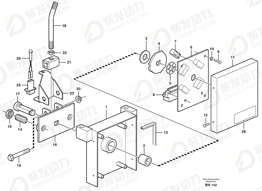 VOLVO Microswitch 11057548 Drawing