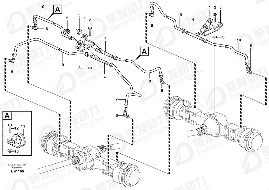 VOLVO Bracket 11119575 Drawing