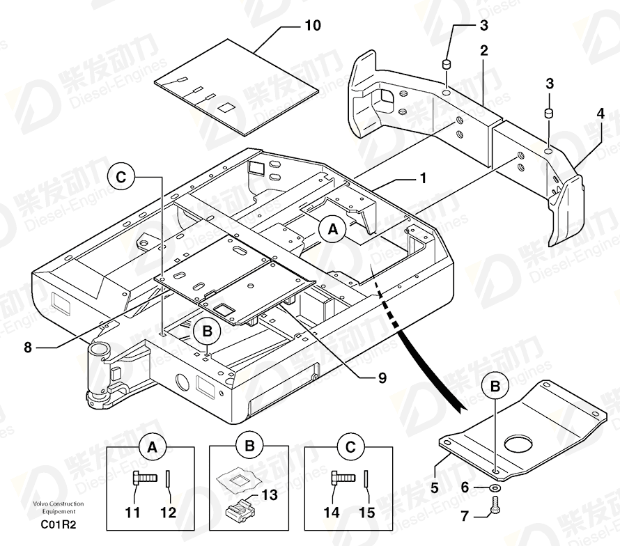 VOLVO Mat 5140369 Drawing