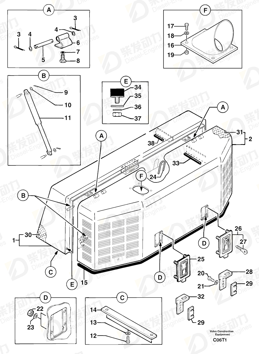 VOLVO Stop 11806208 Drawing