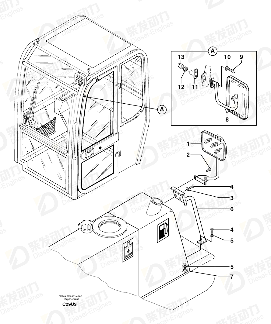 VOLVO Ramp 5320063 Drawing