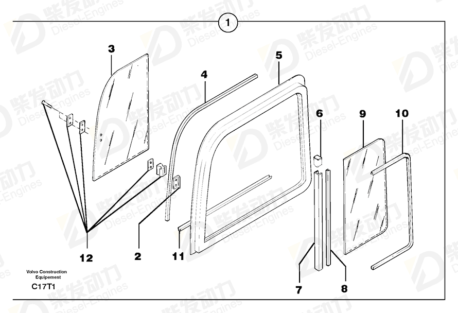 VOLVO Seal 7415621 Drawing