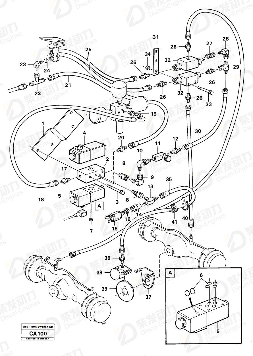 VOLVO Fitting 4931557 Drawing