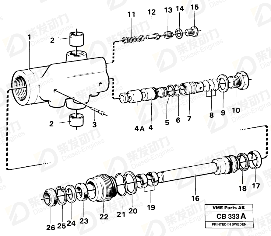VOLVO Plug 4821600 Drawing