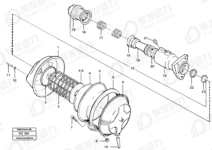 VOLVO Spring disc 11994561 Drawing