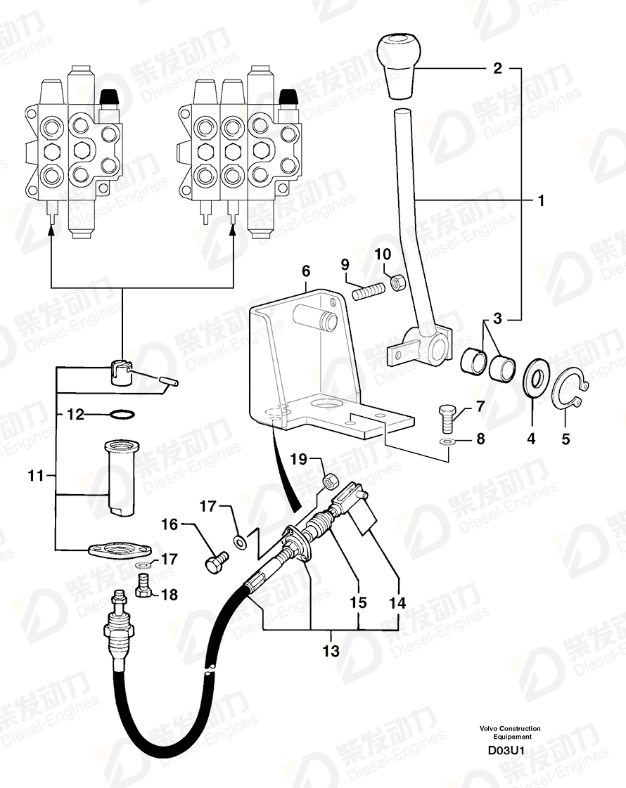 VOLVO Nut 4410010 Drawing