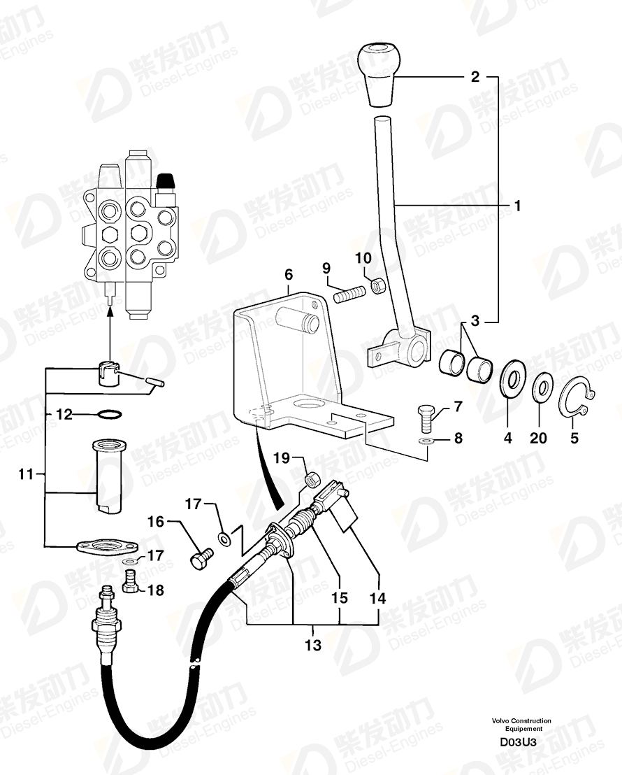 VOLVO Valve kit 5270234 Drawing