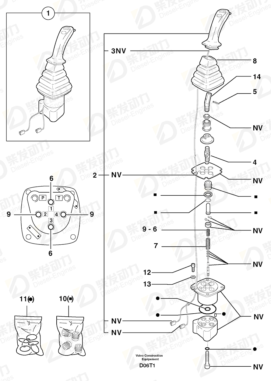 VOLVO Pin 7415653 Drawing