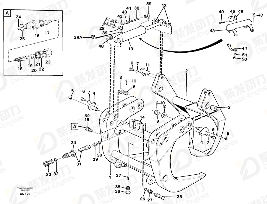 VOLVO Toothed washer 955949 Drawing