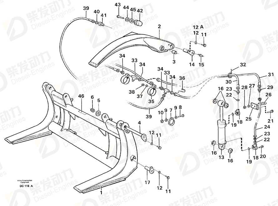 VOLVO Washer 955898 Drawing