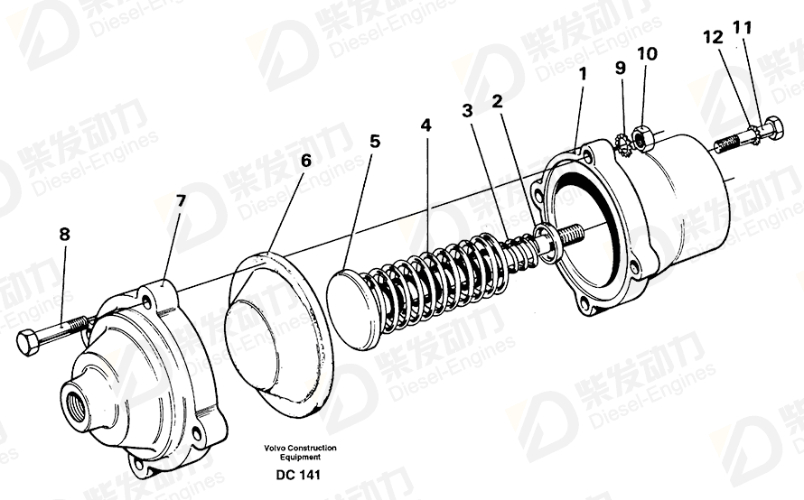VOLVO Rcpt Housing 4785007 Drawing