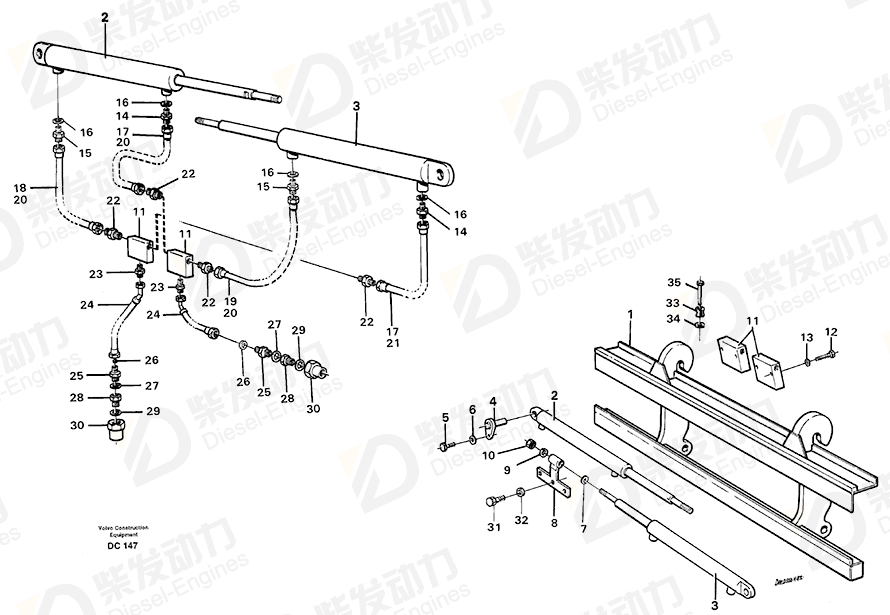 VOLVO Washer 13949607 Drawing