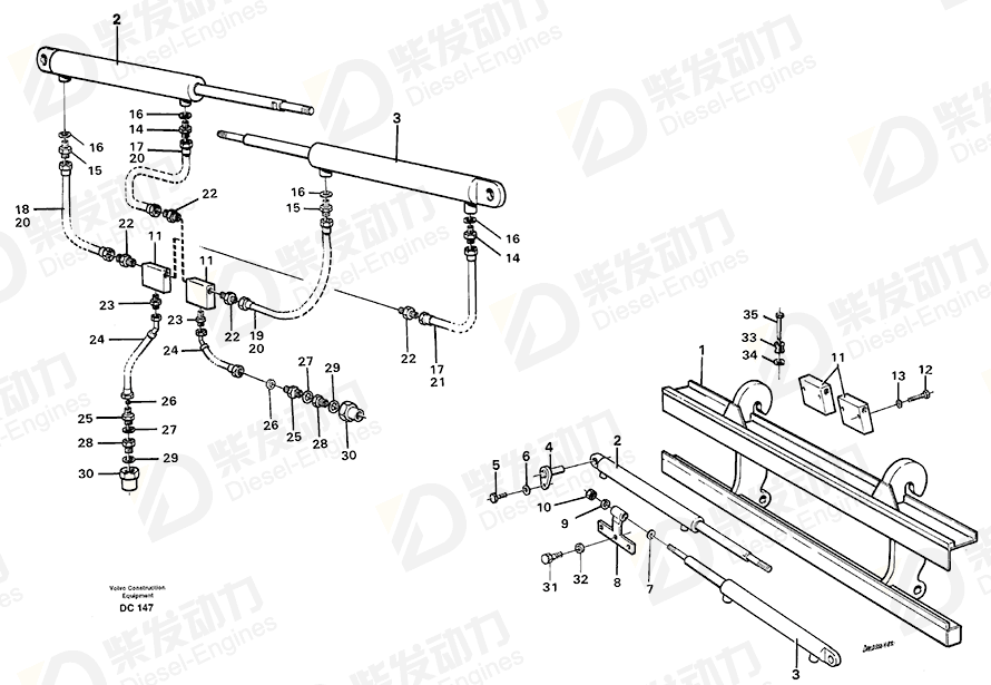 VOLVO Screw 13955294 Drawing