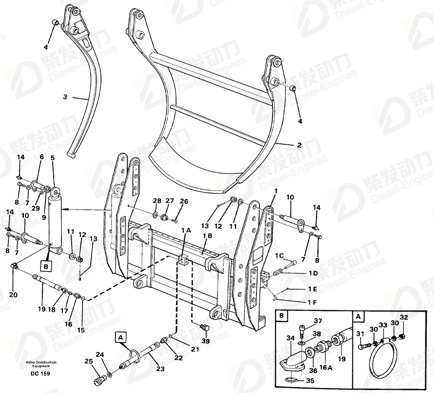 VOLVO Washer 13940090 Drawing