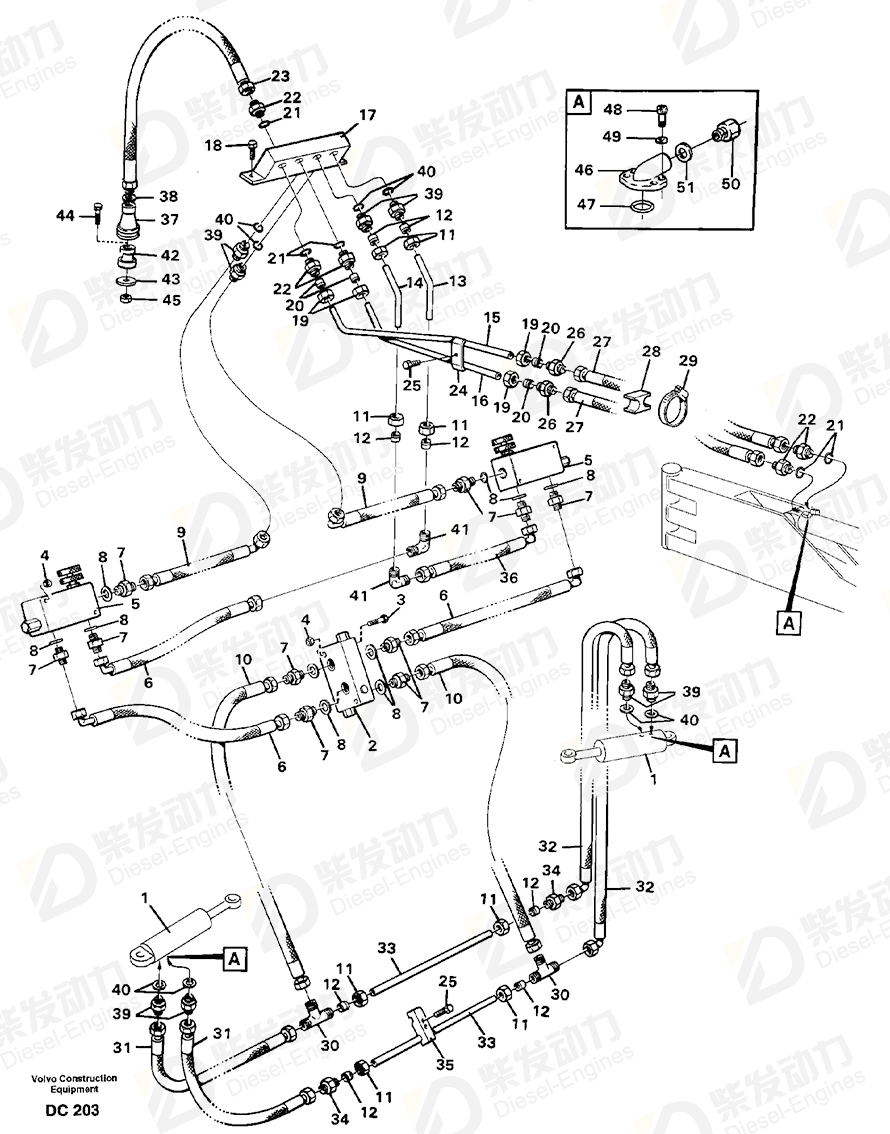 VOLVO Ferrule 956974 Drawing