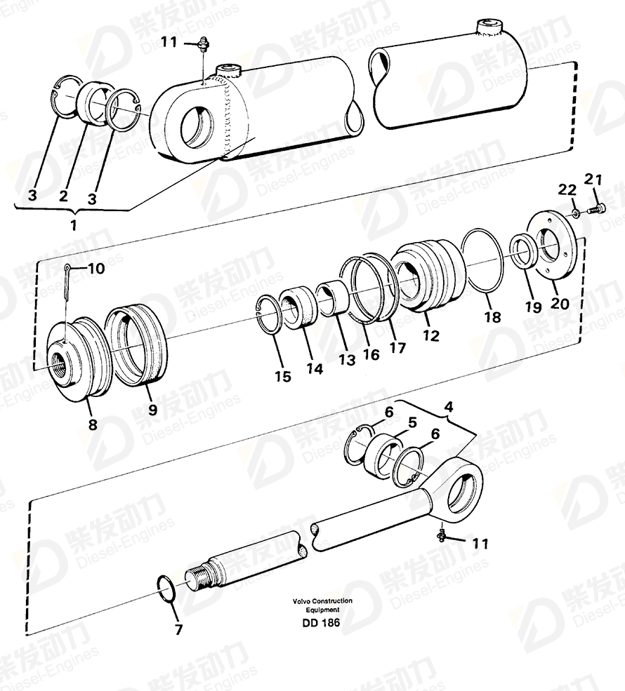 VOLVO O-ring 925052 Drawing