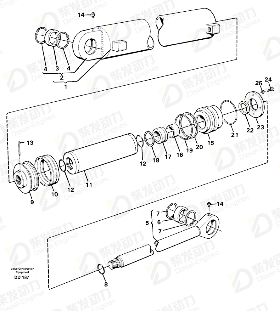 VOLVO Sealing 4833025 Drawing
