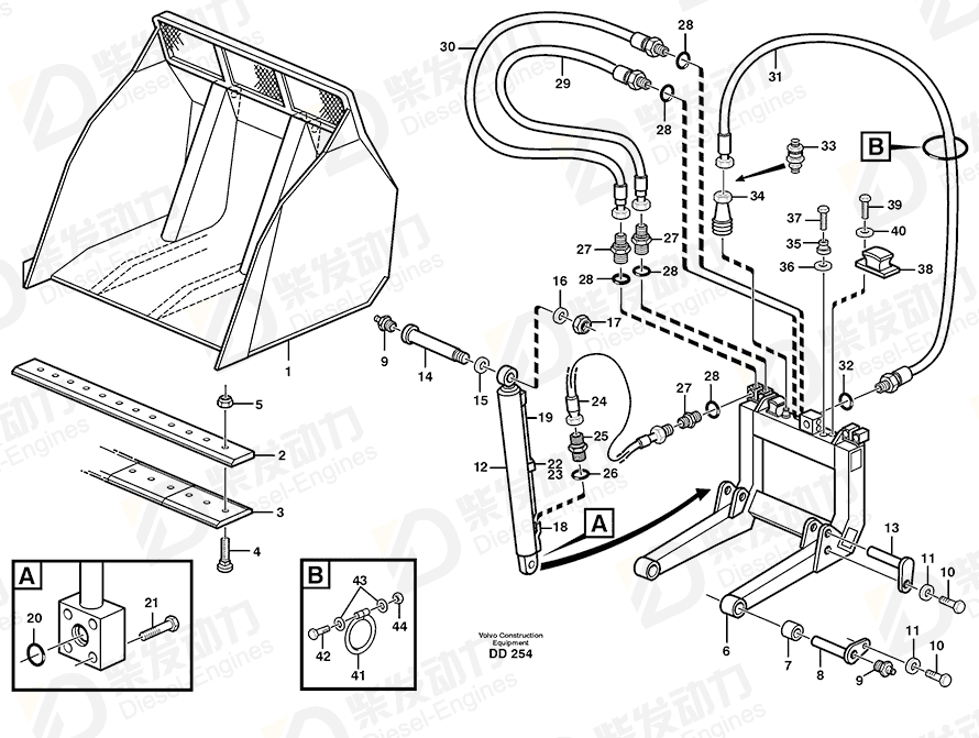 VOLVO O-ring 925064 Drawing