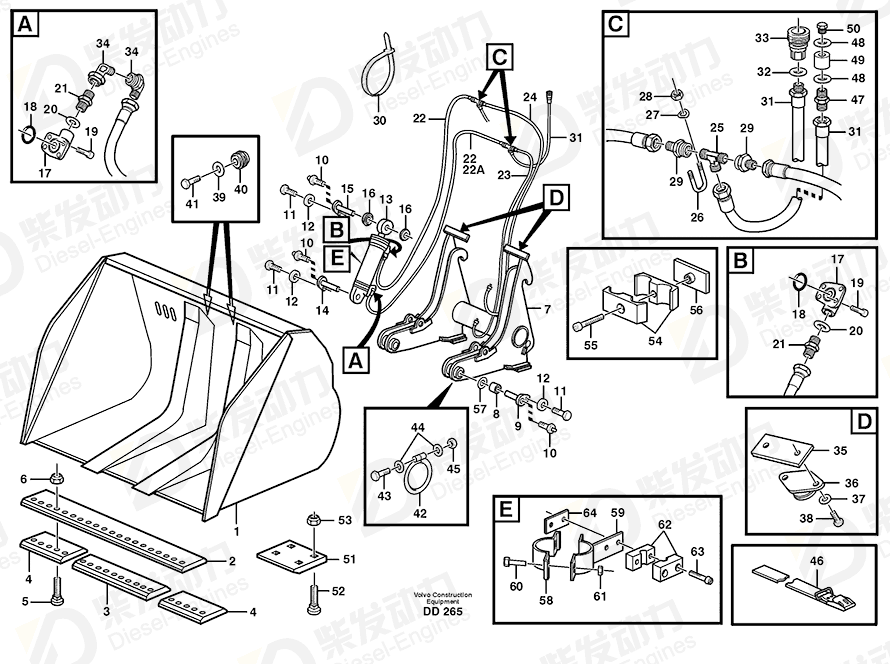 VOLVO Screw 13941747 Drawing