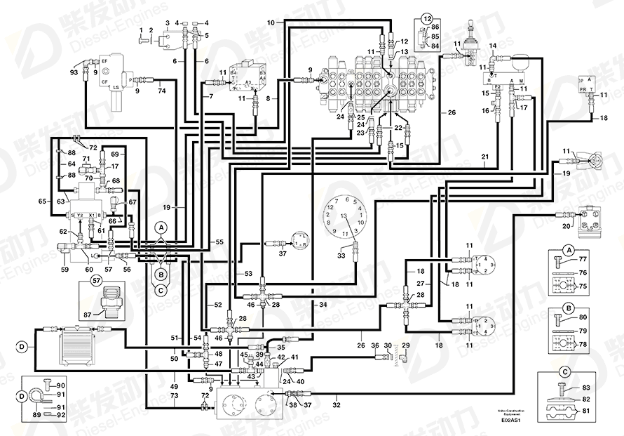 VOLVO Plug 4740044 Drawing