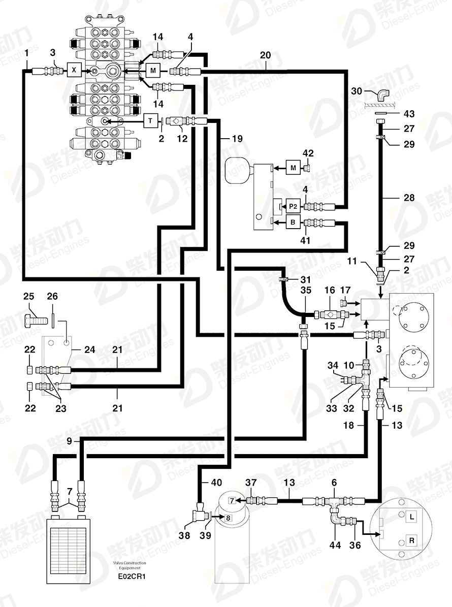 VOLVO Connector 11806379 Drawing