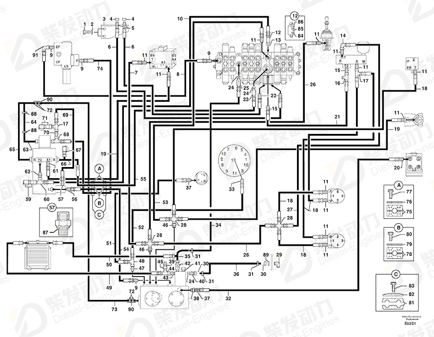 VOLVO Testing nipple 936449 Drawing VOLVO Testing nipple 936449 Drawing