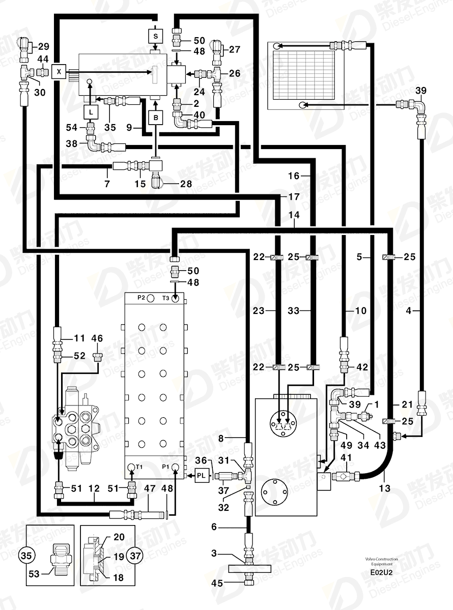 VOLVO Elbow 4700035 Drawing