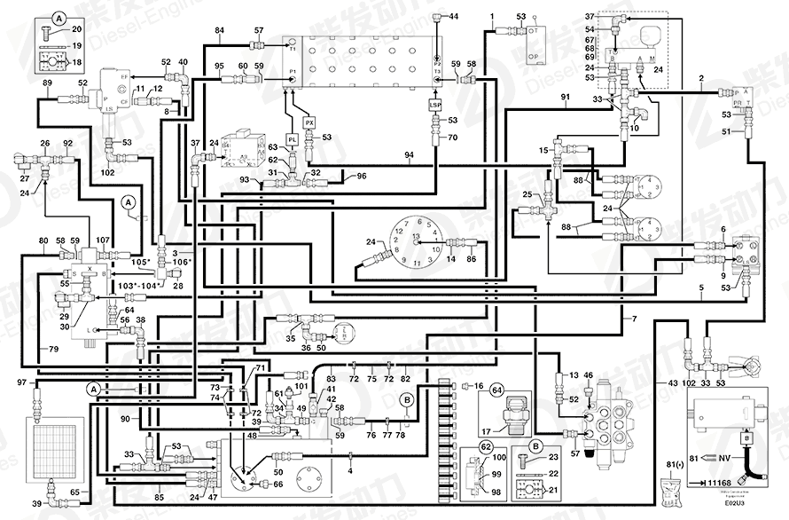 VOLVO Union 4750608 Drawing