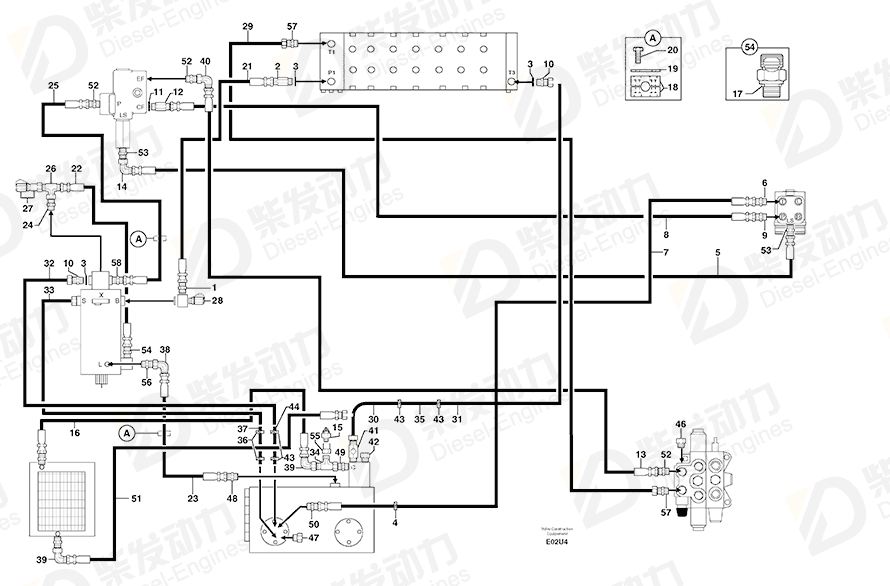 VOLVO Filter 6050060 Drawing