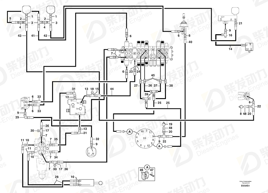 VOLVO Flange 11803245 Drawing