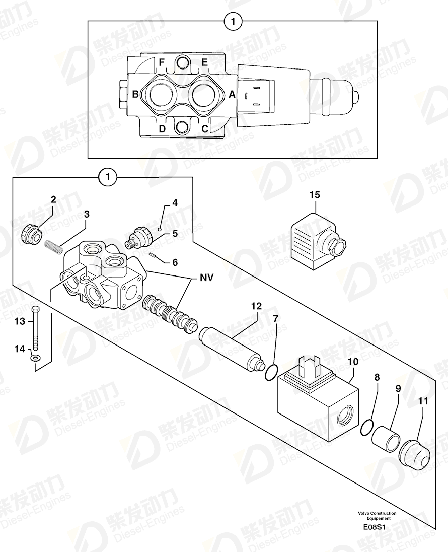 VOLVO O-ring 7415992 Drawing